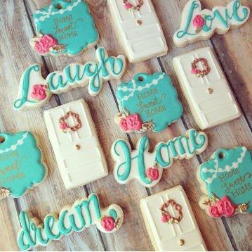 Autumn Floral Plaque Cookie Cutter - Sweetleigh 