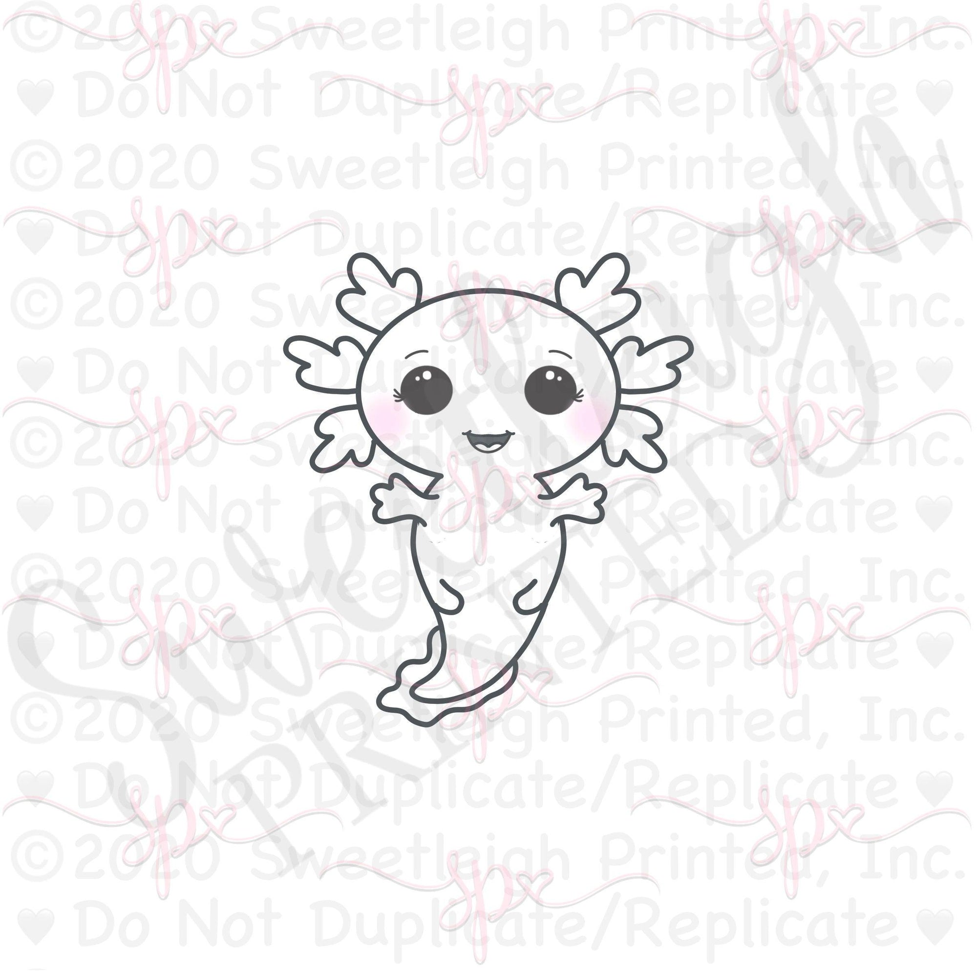Axolotl Cookie Cutter - Sweetleigh 