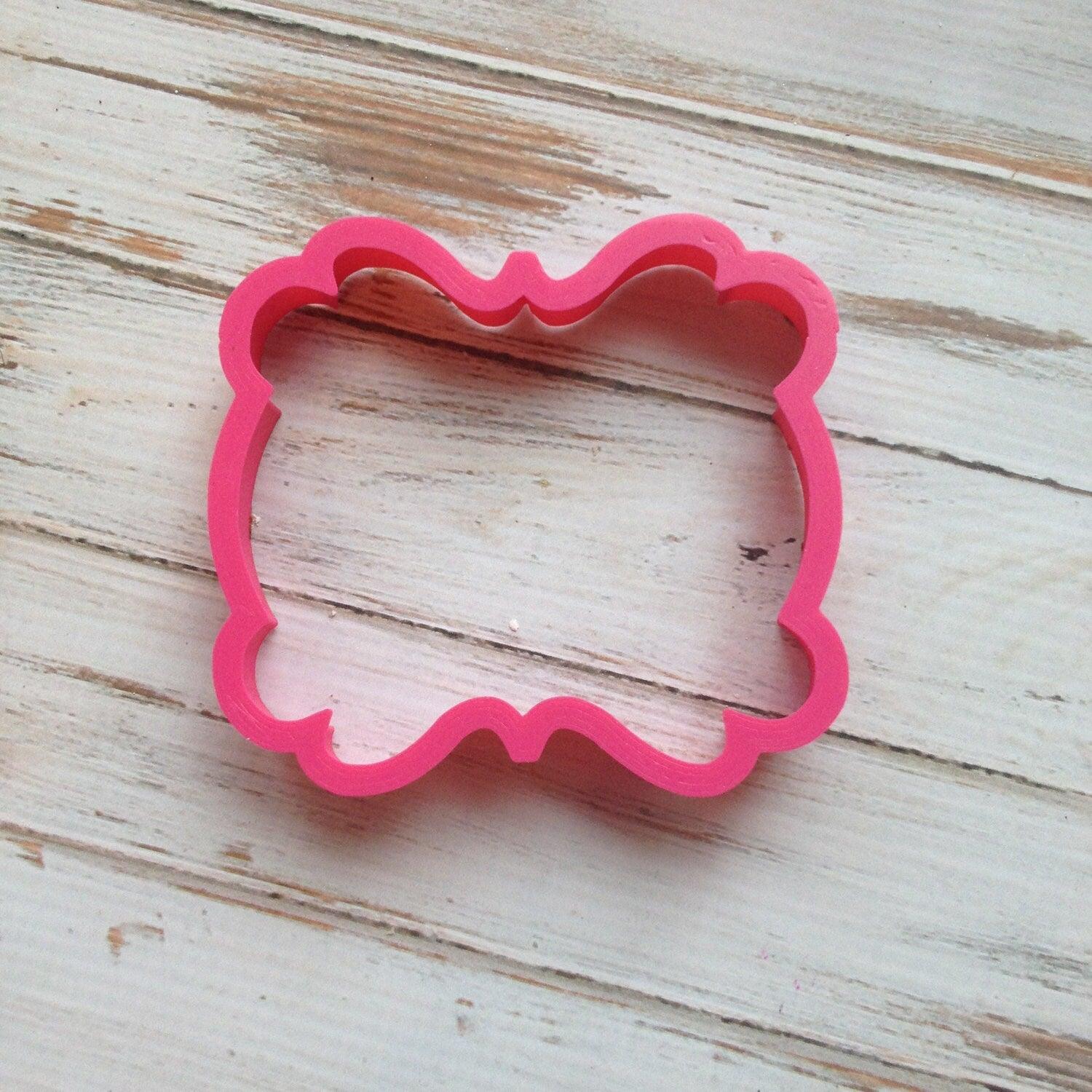 B Plaque Cookie Cutter - Sweetleigh 
