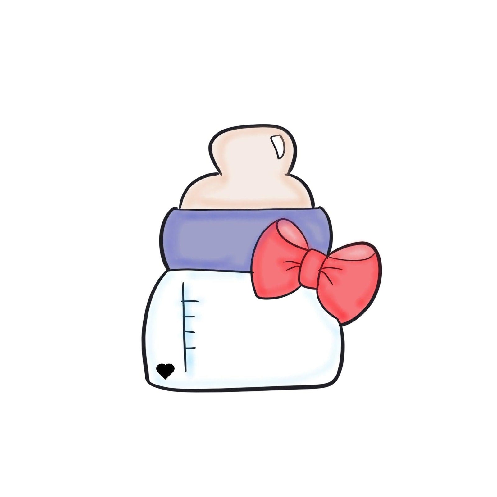 Baby Bottle 2 Cookie Cutter - Sweetleigh 