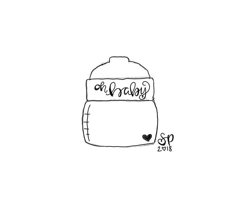 Baby Bottle 2018 Cookie Cutter - Sweetleigh 