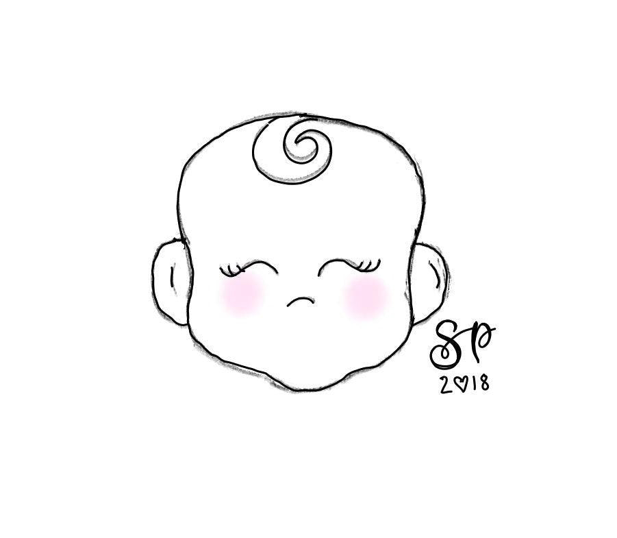 Baby Face Cookie Cutter - Sweetleigh 