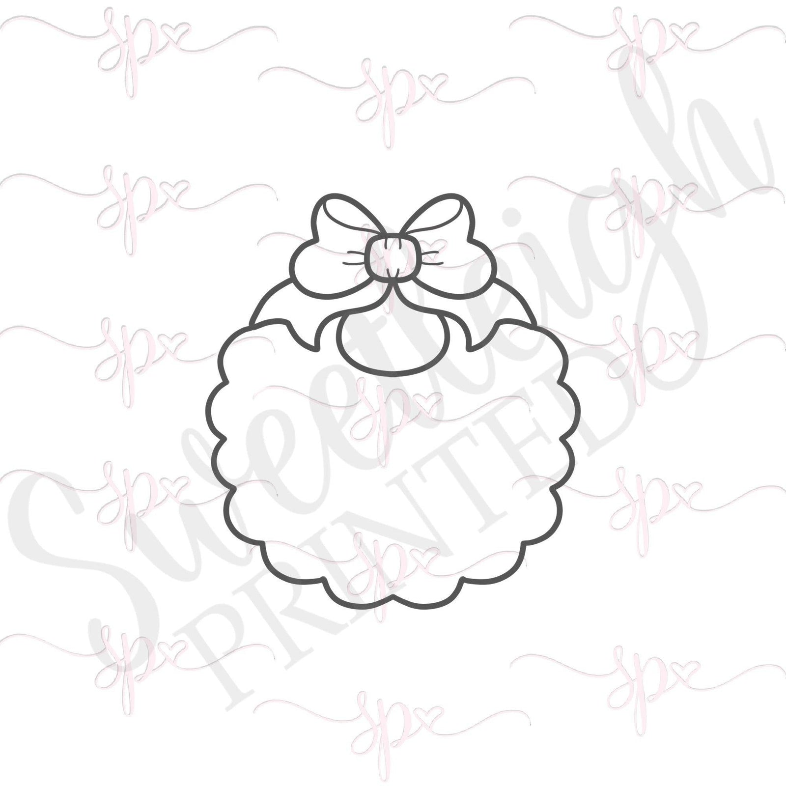 Baketique Bib Cookie Cutter - Sweetleigh 