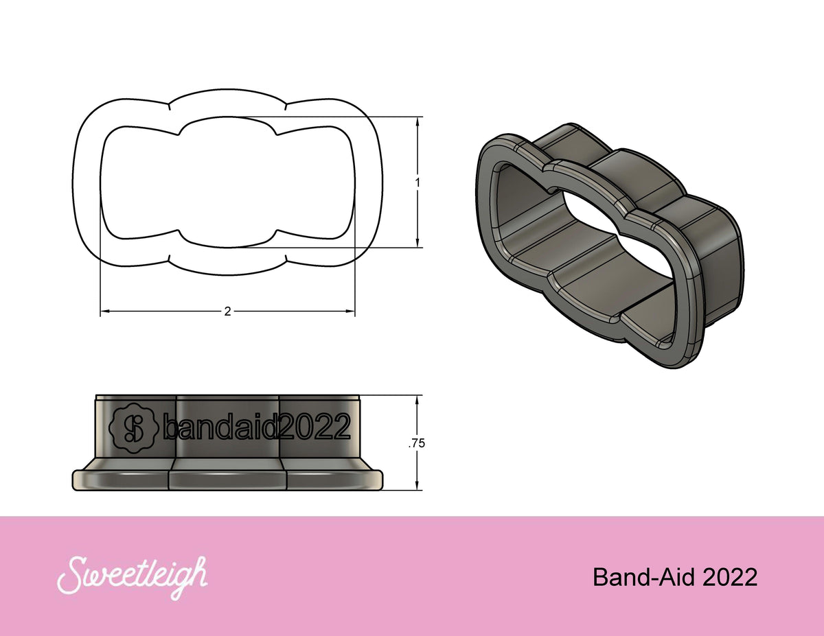 Band-Aid 2022 Cookie Cutter - Sweetleigh 