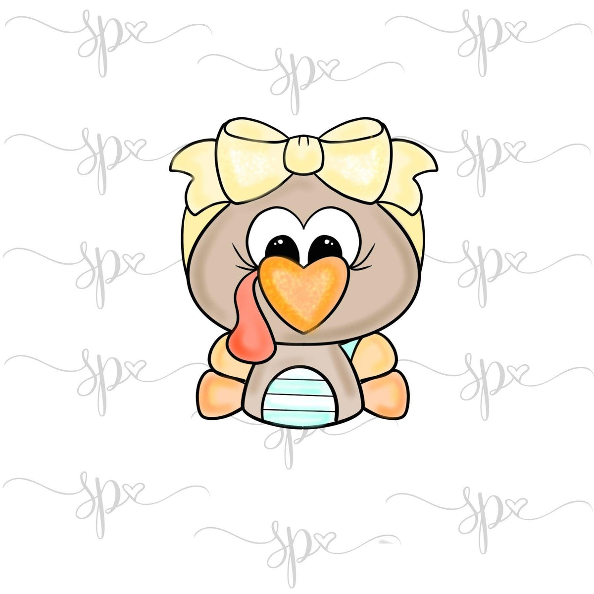 Bandana Turkey Cookie Cutter - Sweetleigh 