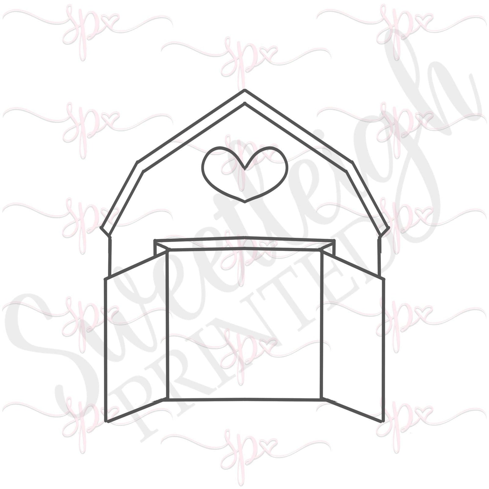 Barn 1 Cookie Cutter - Sweetleigh 
