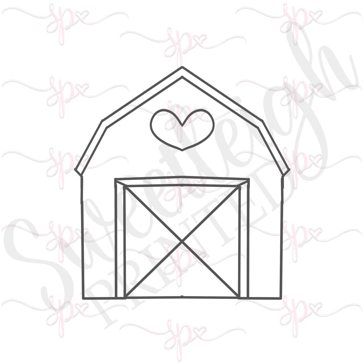 Barn 2 Cookie Cutter - Sweetleigh 