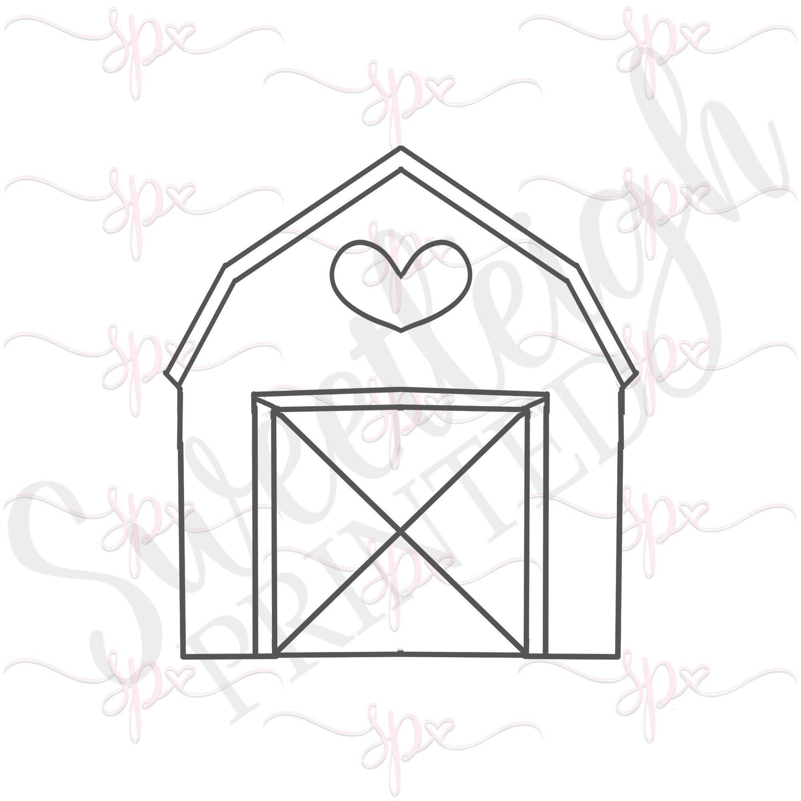Barn 2 Cookie Cutter - Sweetleigh 