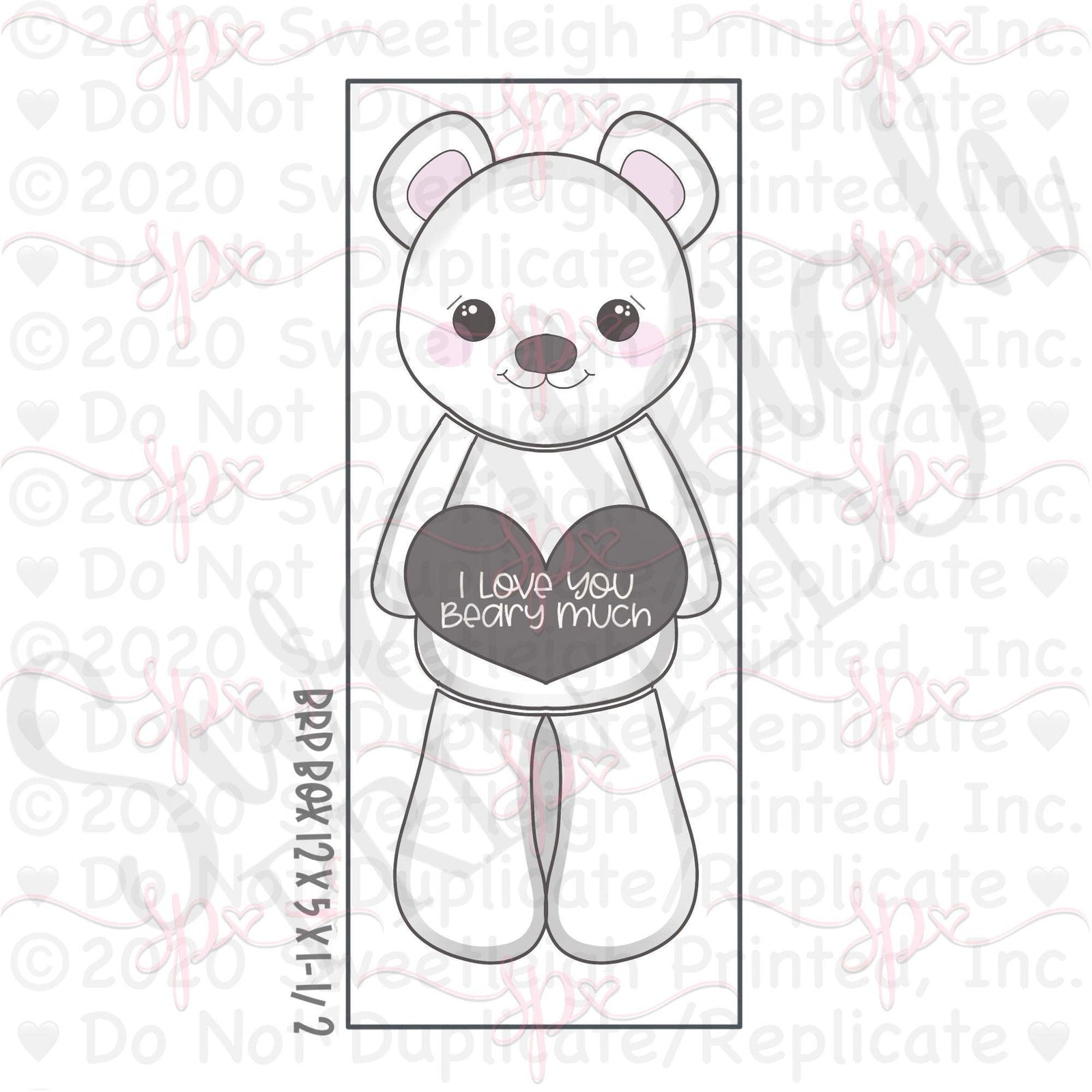 Bear 3 Piece Cookie Cutter Set - Sweetleigh 