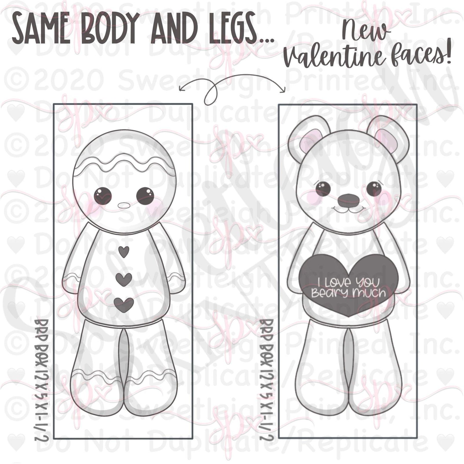 Bear 3 Piece Cookie Cutter Set - Sweetleigh 