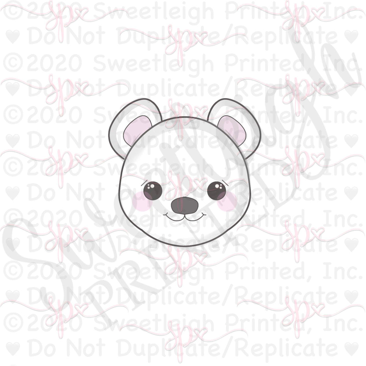 Bear Face ADD-ON for the 3 Piece Set - Sweetleigh 