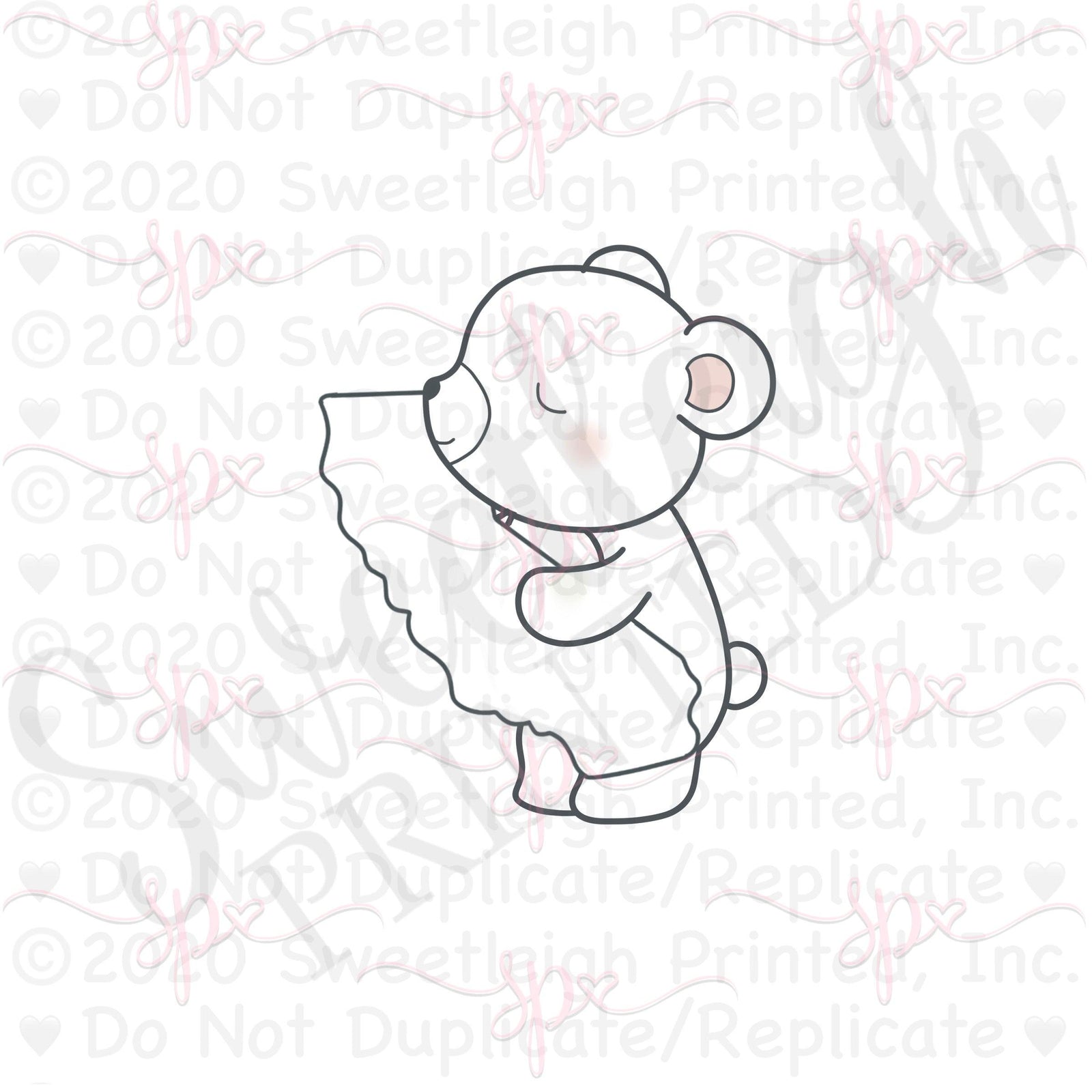 Bear Hugging California Cookie Cutter - Sweetleigh 