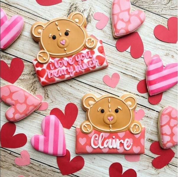 Bear Plaque Cookie Cutter - Sweetleigh 