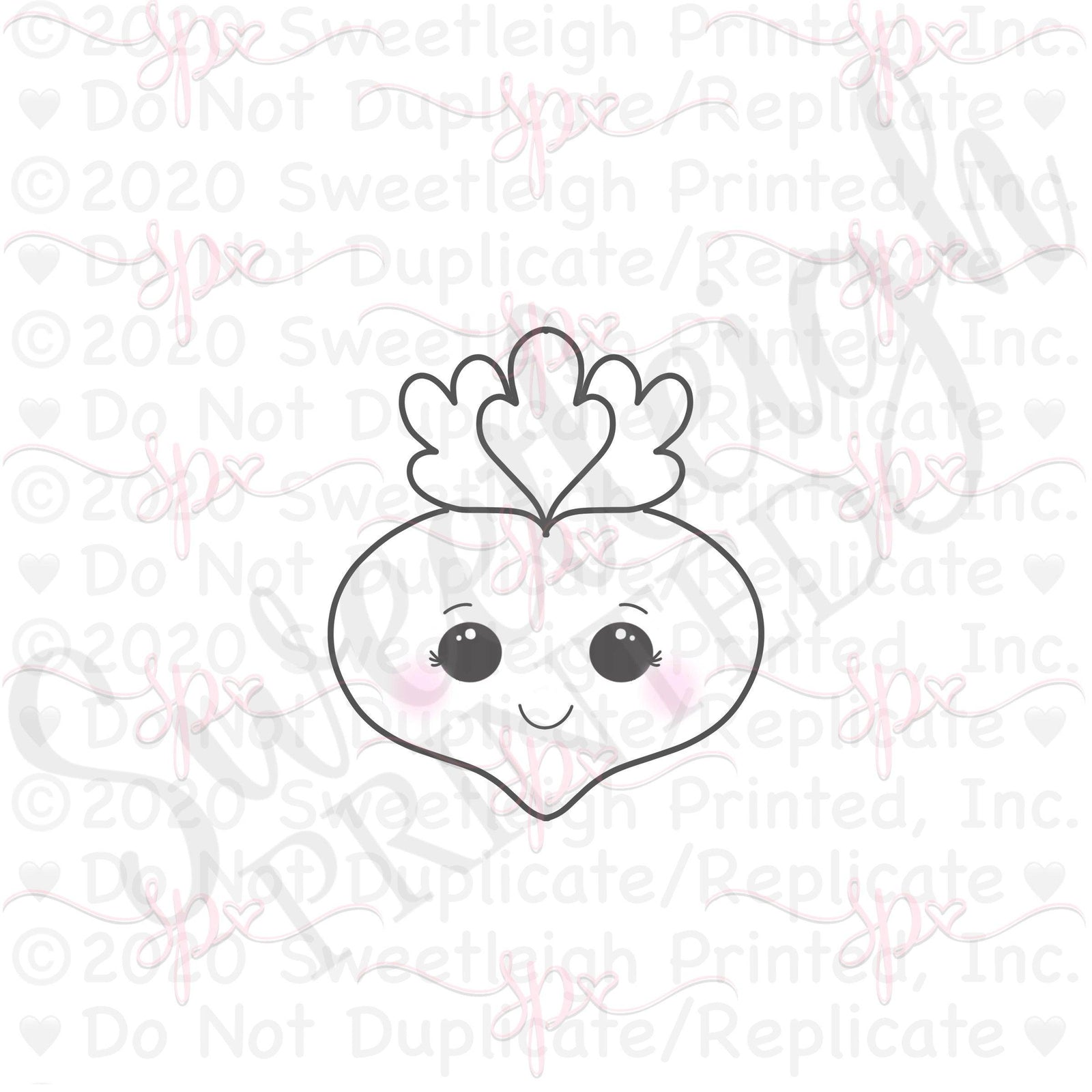 Beet Cookie Cutter - Sweetleigh 