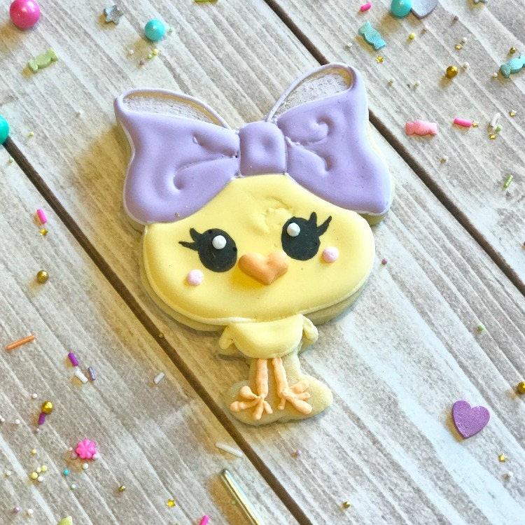 Big Bow Chick Cookie Cutter - Sweetleigh 