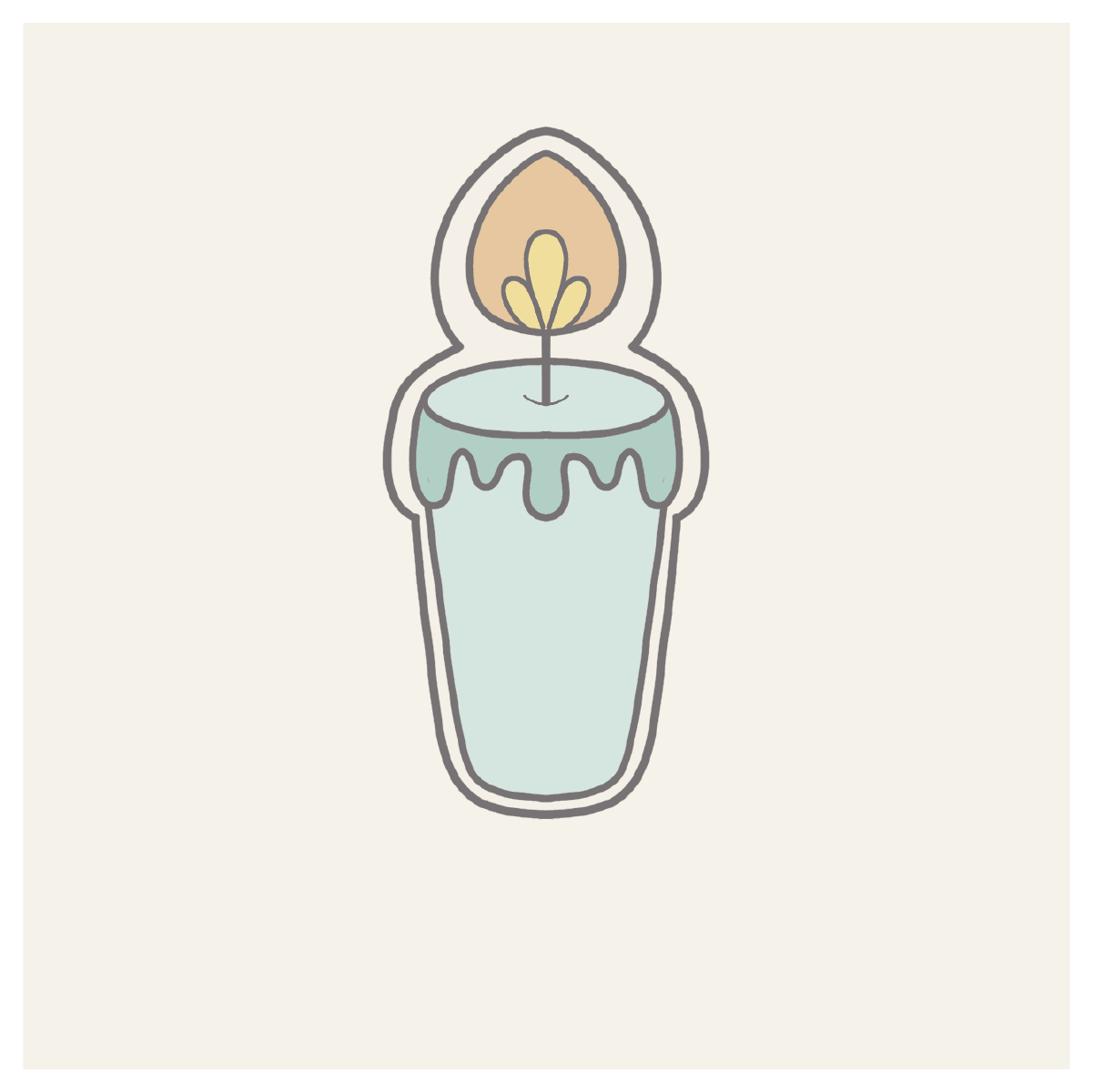 Birthday Candle Cookie Cutter - Sweetleigh 