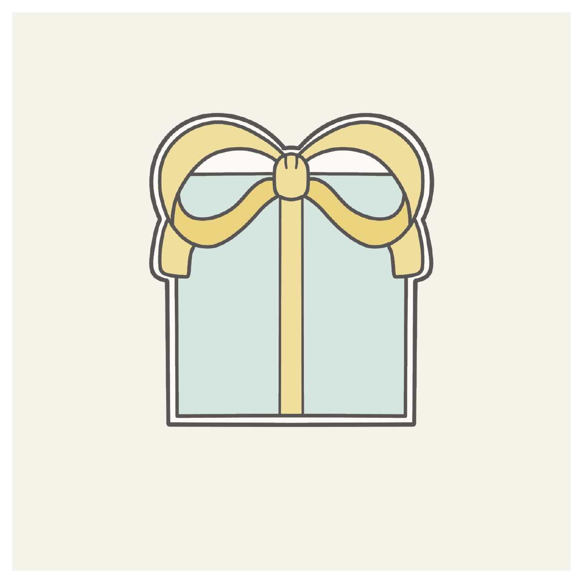 Birthday Present Cookie Cutter - Sweetleigh 