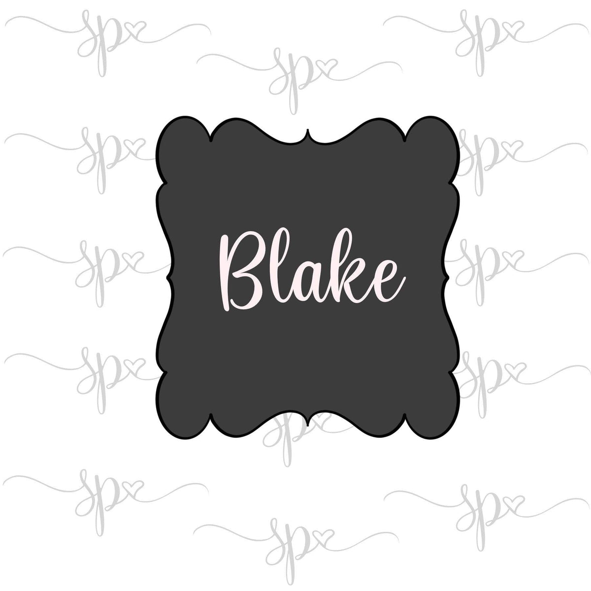 Blake Plaque Cookie Cutter - Sweetleigh 