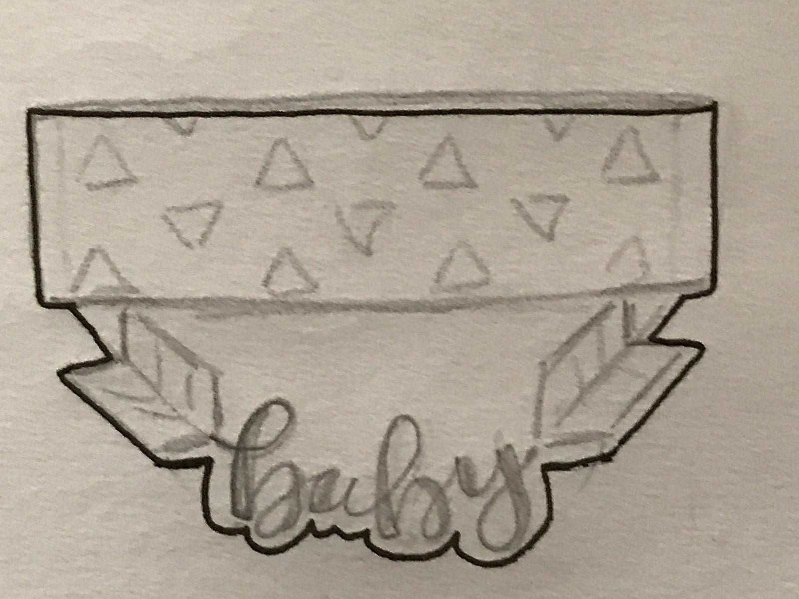 Boho Baby Plaque Cookie Cutter - Sweetleigh 