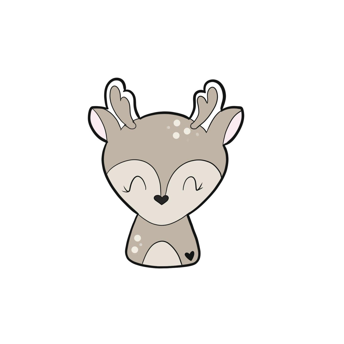 Boho Deer Cookie Cutter - Sweetleigh 