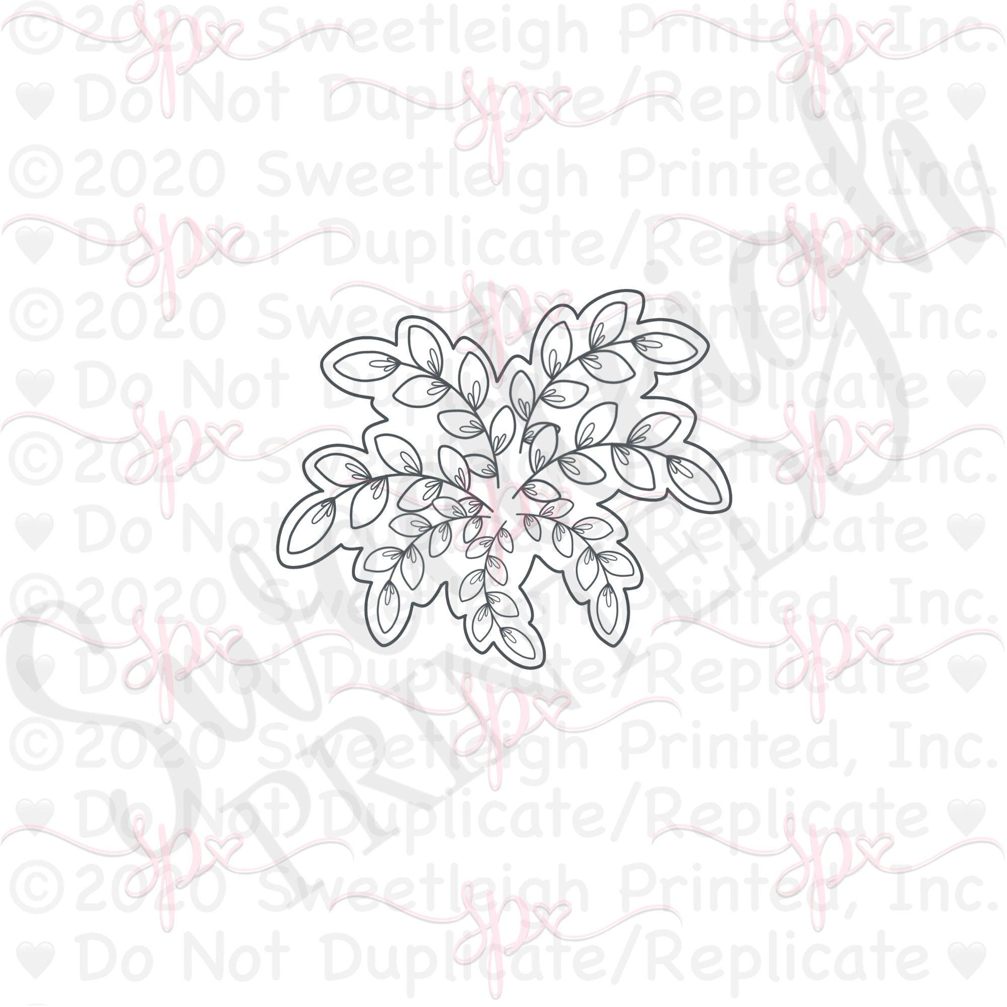 Botanical Firework Cookie Cutter - Sweetleigh 