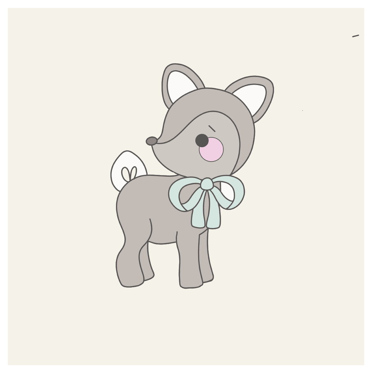 Bow Doe Cookie Cutter - Sweetleigh 