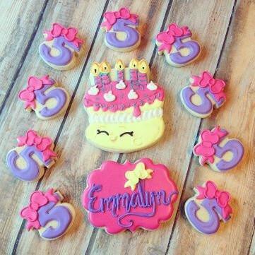 Bow Numbers Cookie Cutter - Sweetleigh 