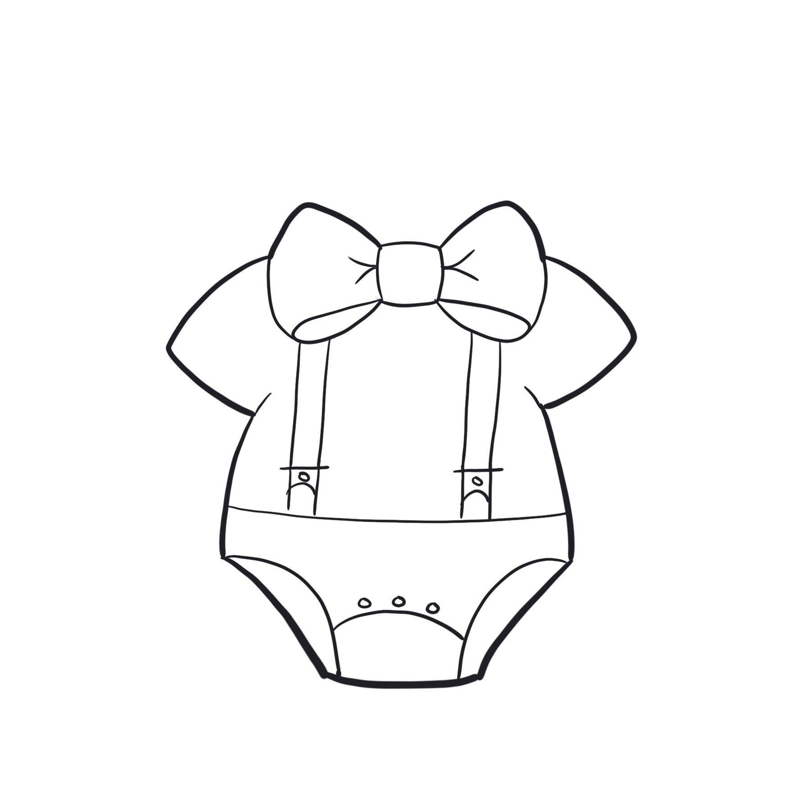 Bow Tie Onesie Cookie Cutter - Sweetleigh 
