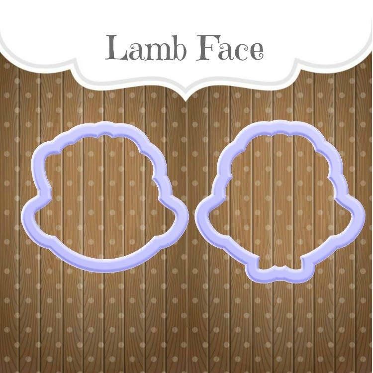 Boy Lamb Face Cookie Cutter - Sweetleigh 
