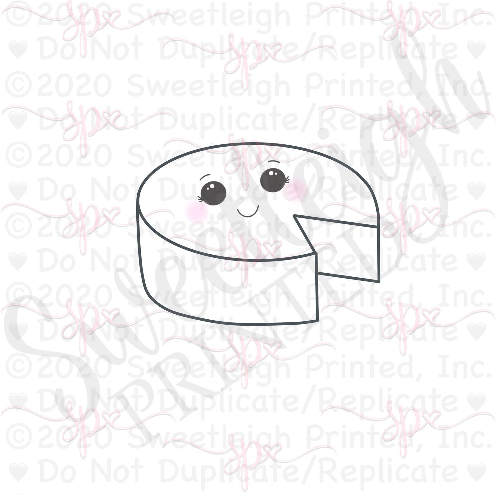 Brie Wheel Cookie Cutter - Sweetleigh 