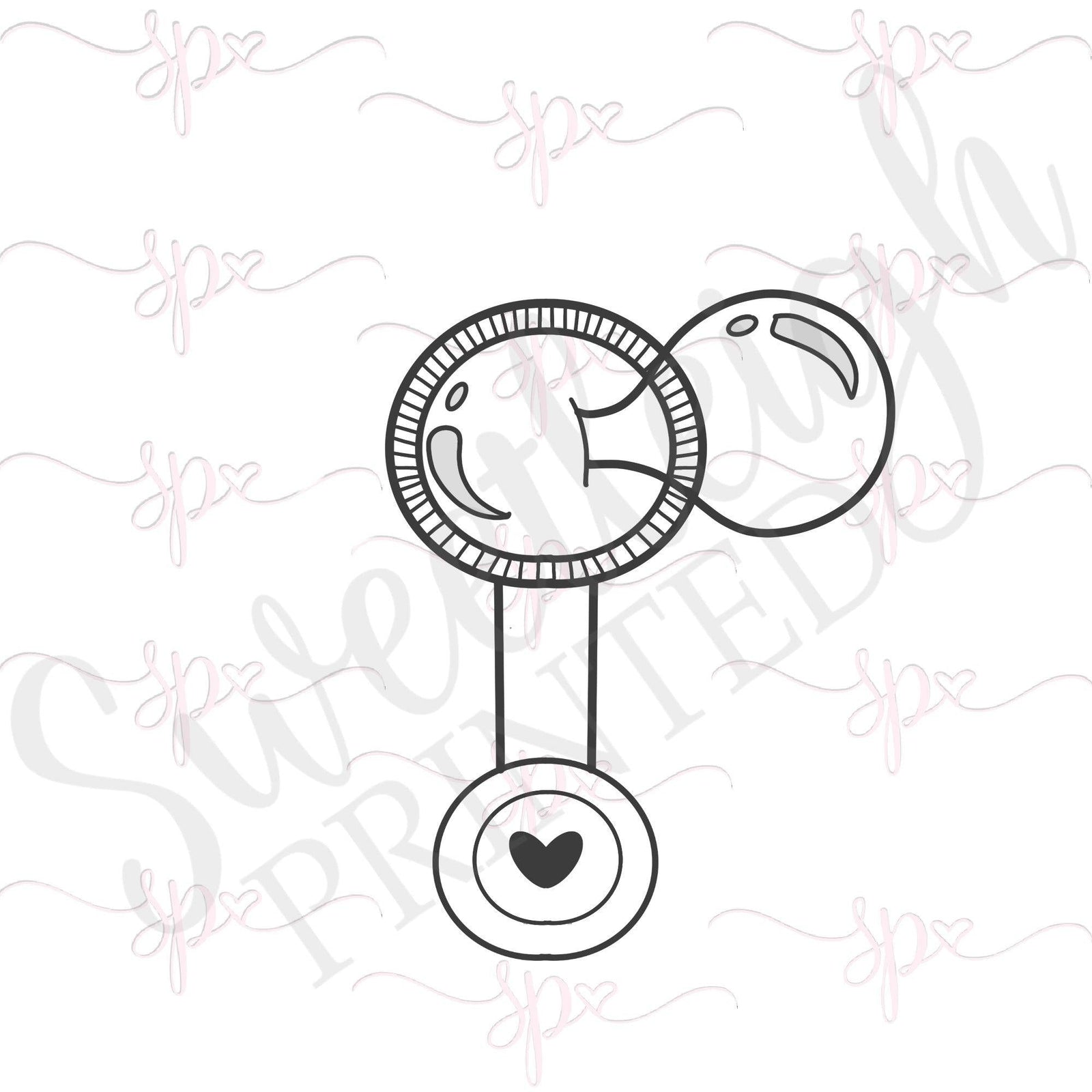 Bubble Wand Cookie Cutter - Sweetleigh 