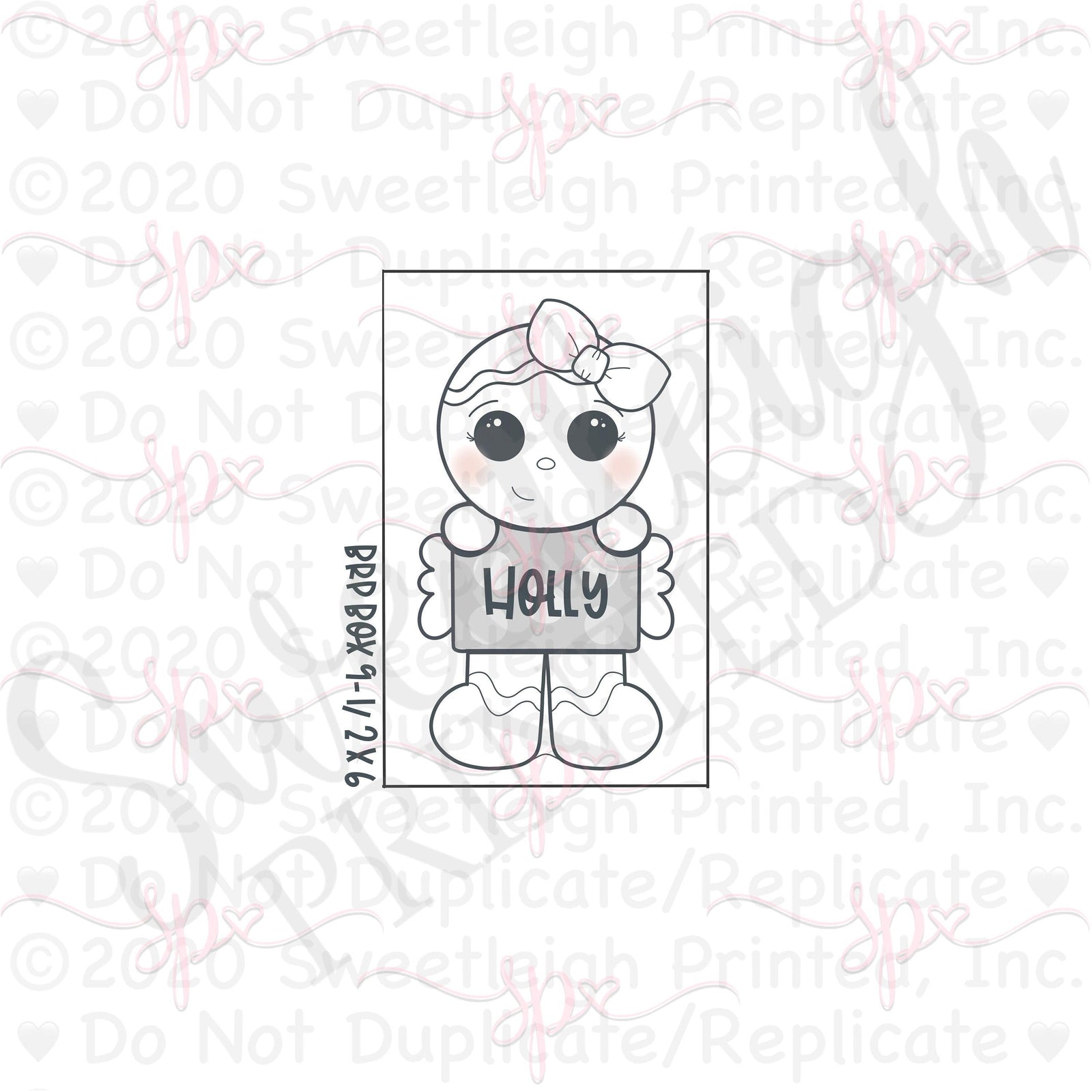 Build A Gingerbread Person 3 Piece Set - Sweetleigh 