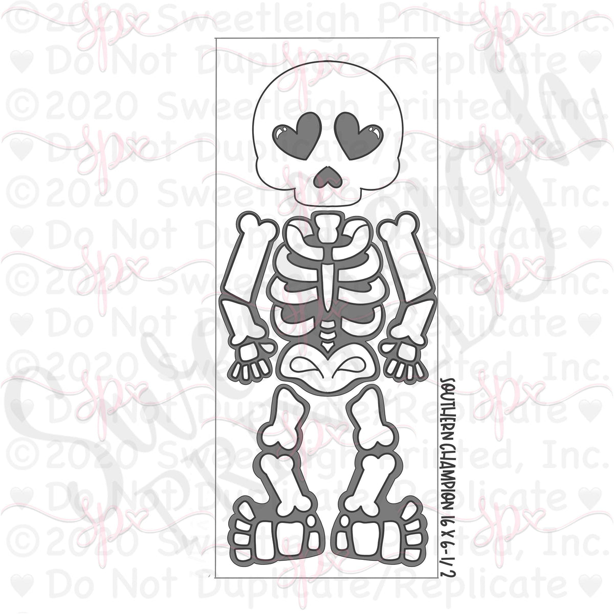 Build A Skeleton 4 Piece Cookie Cutter Set - Sweetleigh 