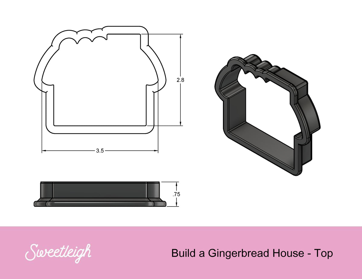 Build A Gingerbread House Cookie Cutter Set