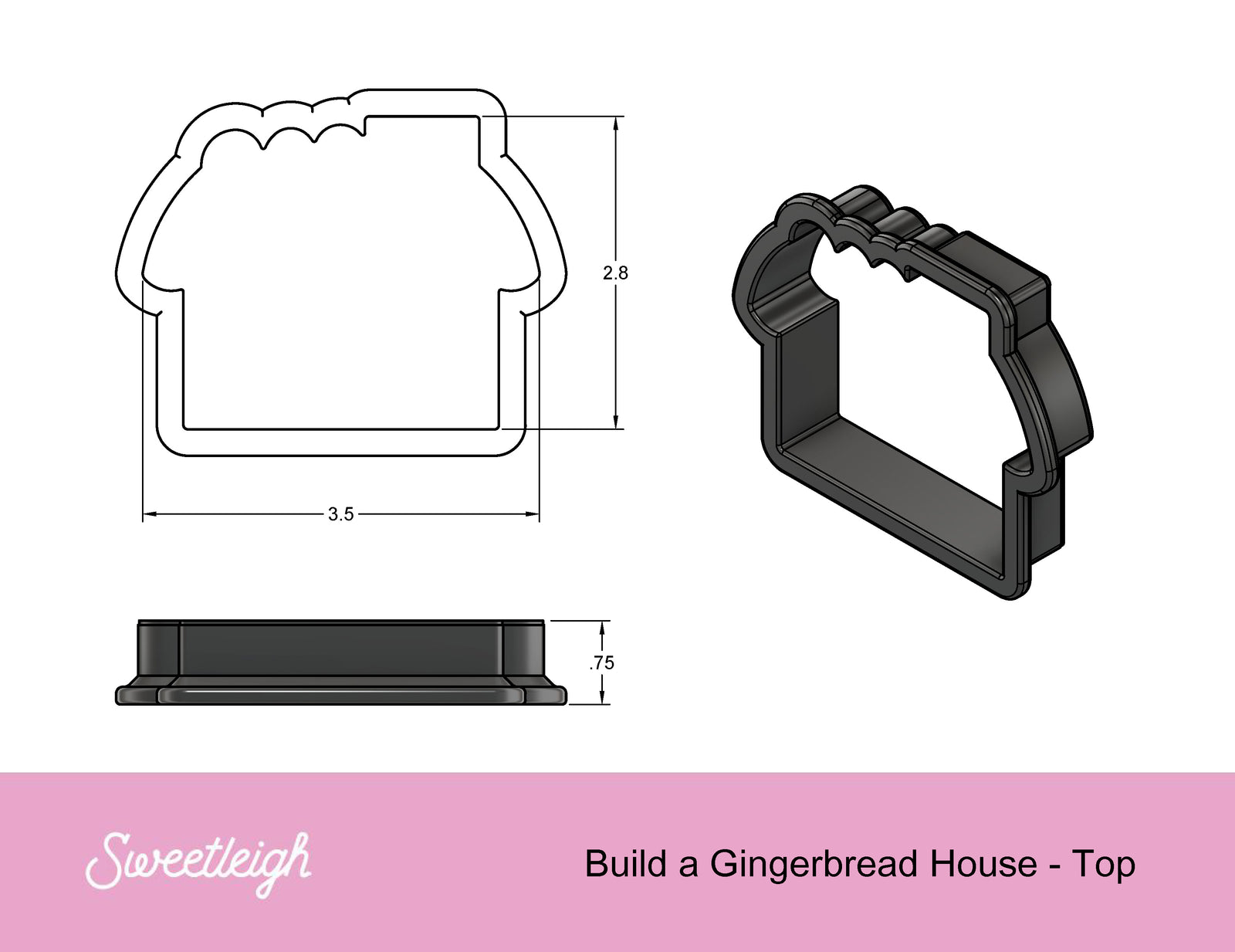 Build A Gingerbread House Set - Sweetleigh 