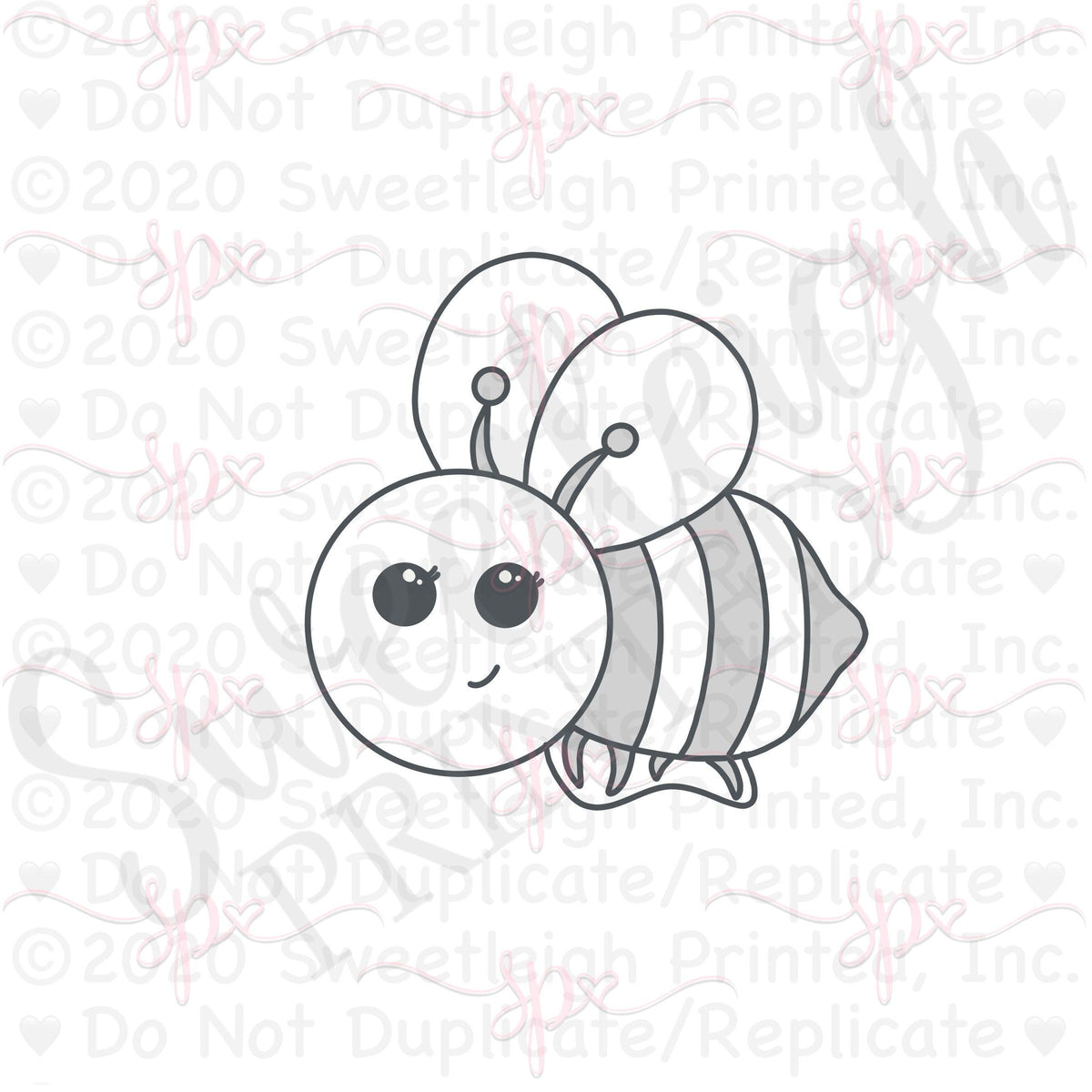 Bumblebee Cookie Cutter - Sweetleigh 