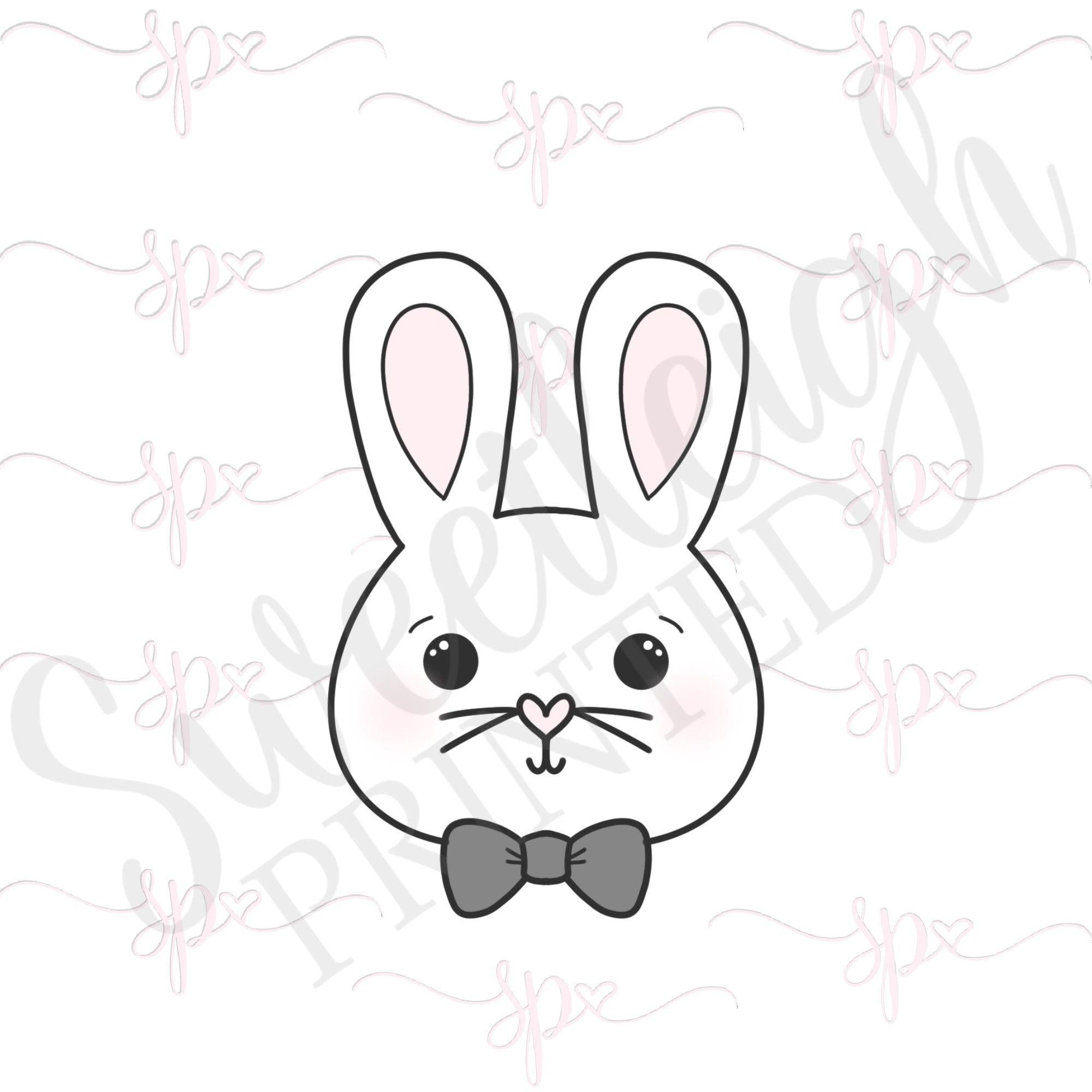 Bunny Boy Head Cookie Cutter - Sweetleigh 