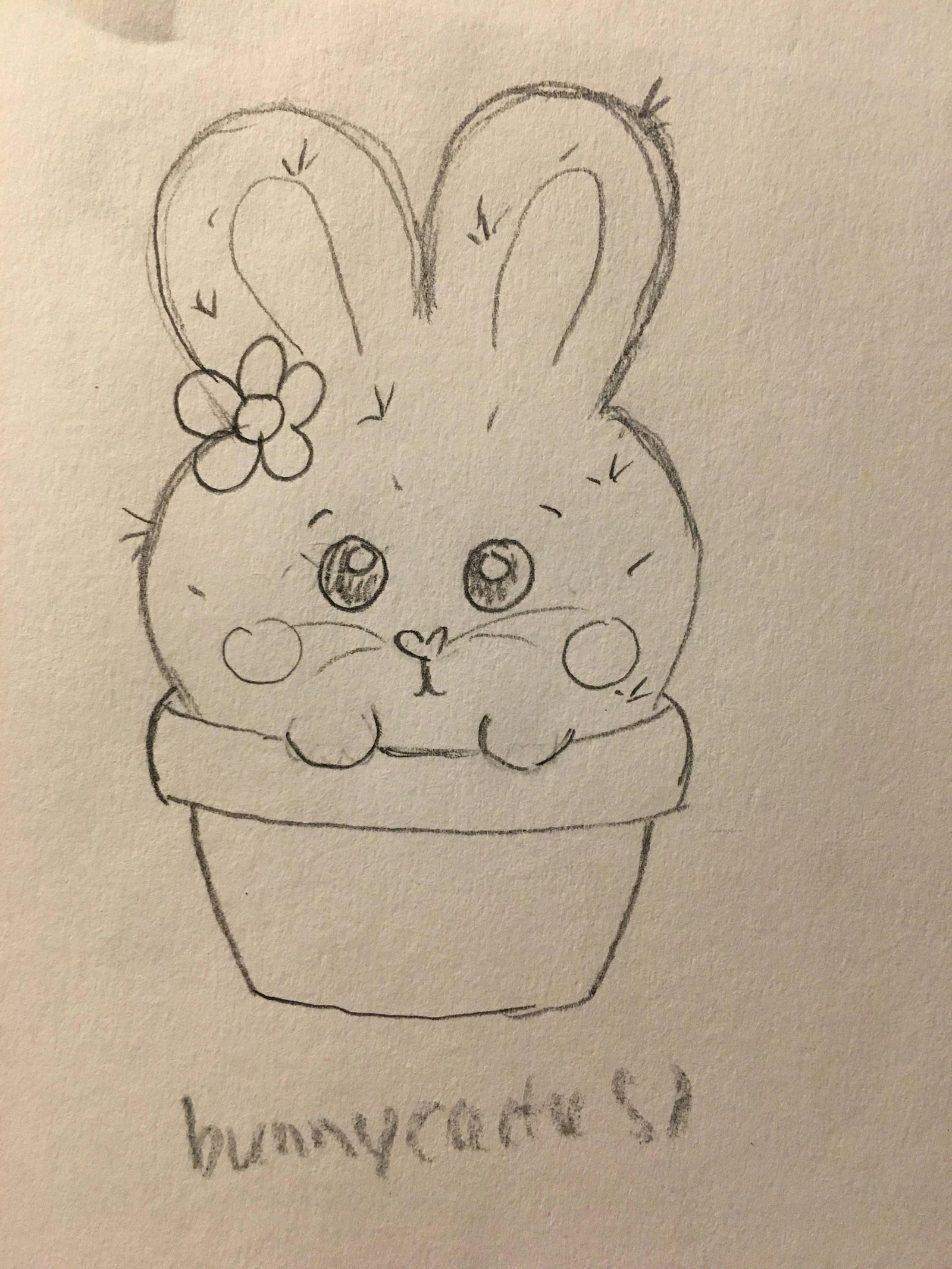 Bunny Cactus 1 Cookie Cutter - Sweetleigh 