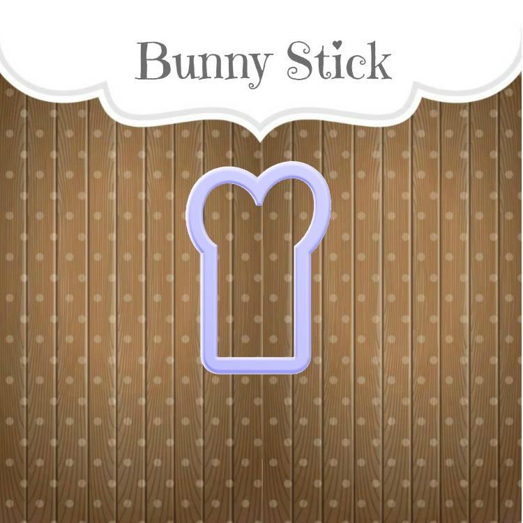 Bunny Stick Cookie Cutter - Sweetleigh 