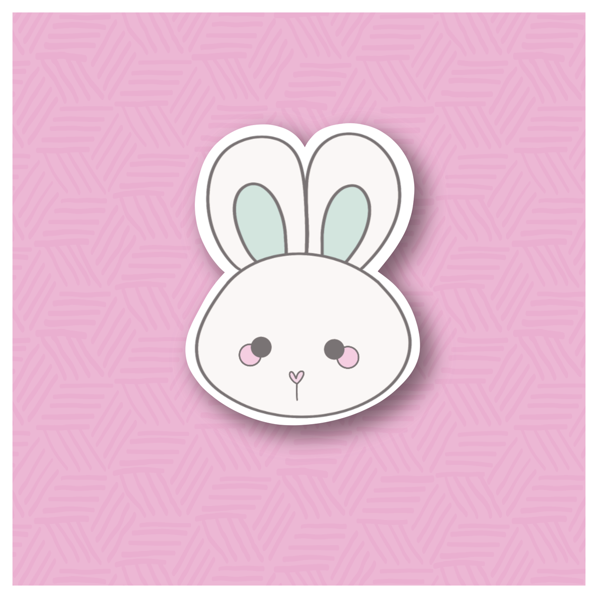 Bunny Face 2022 Digital Sticker File