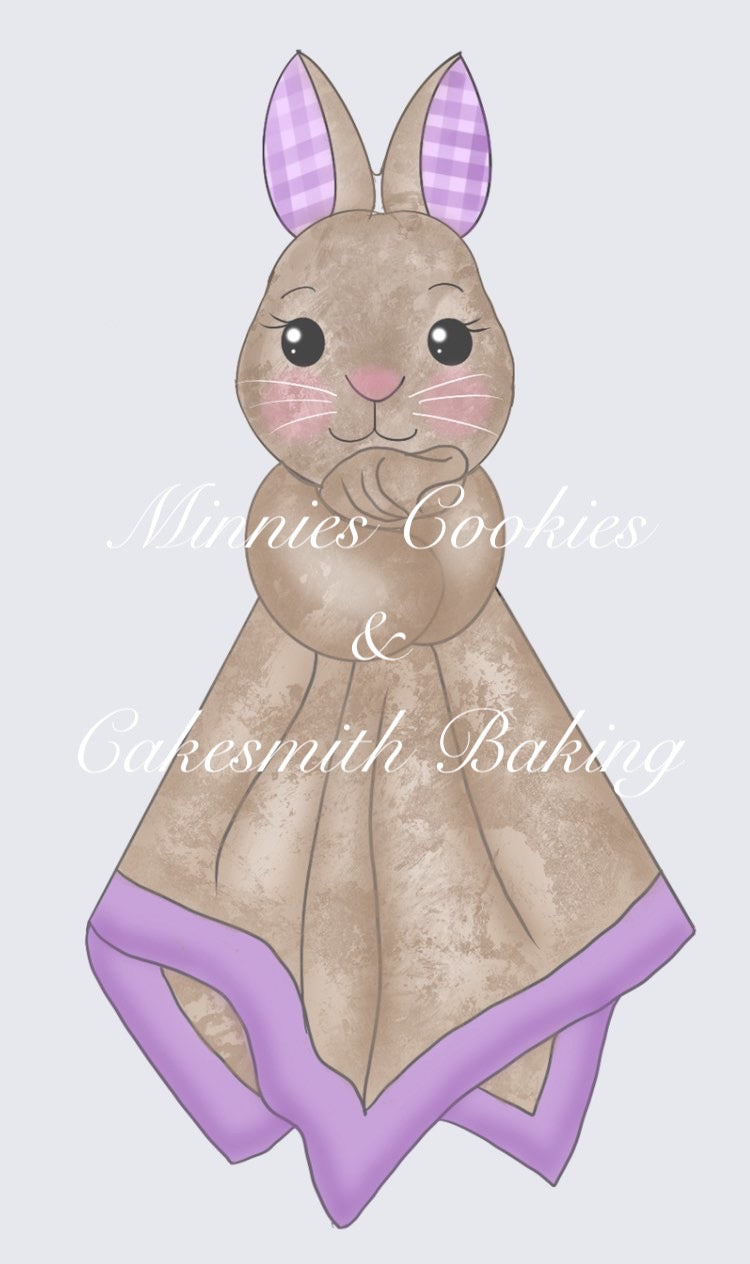Bunny Lovey Cookie Cutter by MinnieCakes