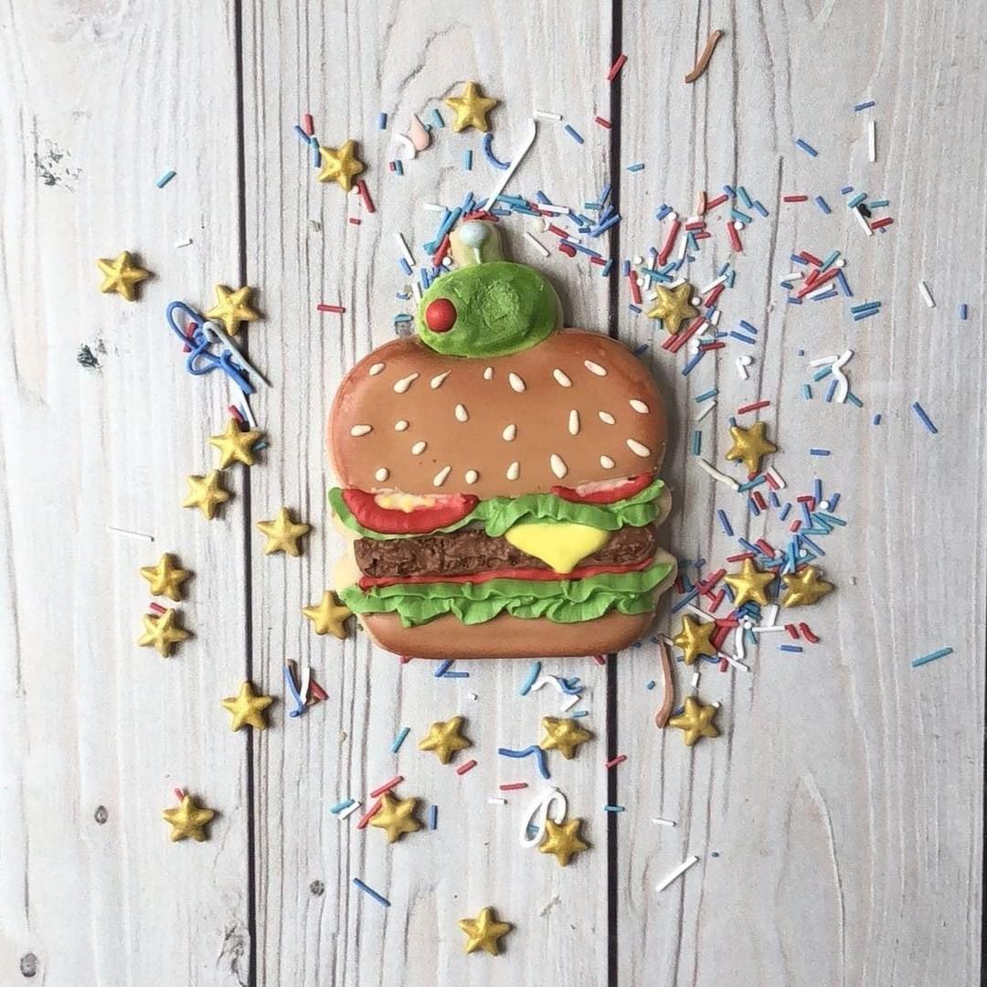 Burger 2 Cookie Cutter - Sweetleigh 
