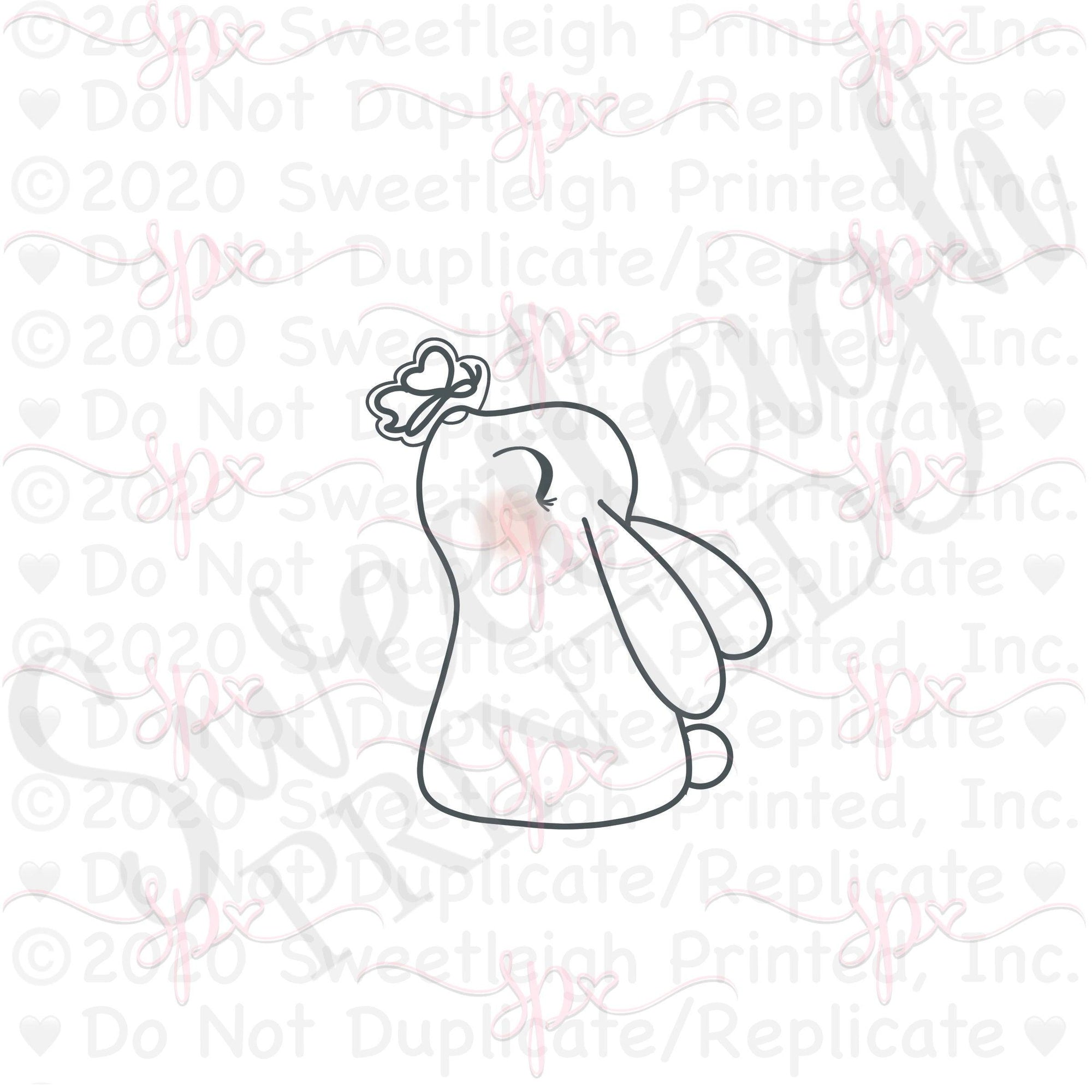 Butterfly Bunny Cookie Cutter - Sweetleigh 