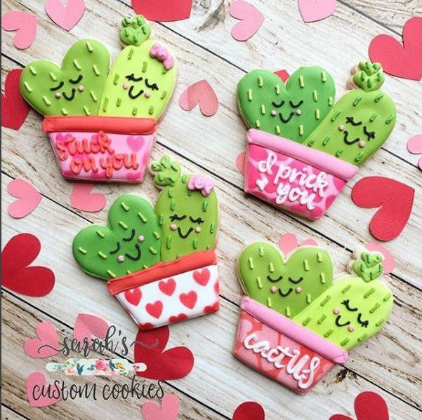 Cactus Couple Cookie Cutter - Sweetleigh 