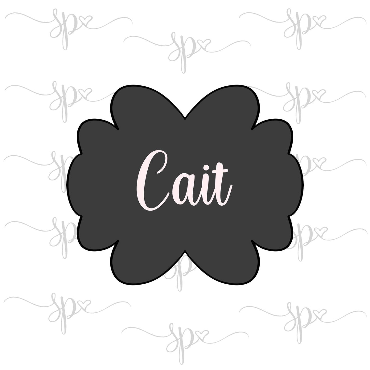 Cait Plaque Cookie Cutter - Sweetleigh 