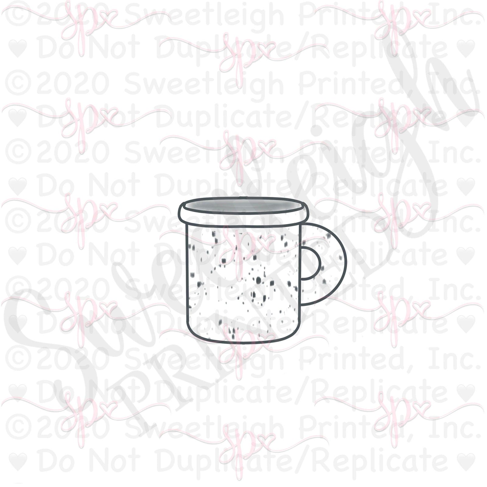 Camp Mug Cookie Cutter - Sweetleigh 