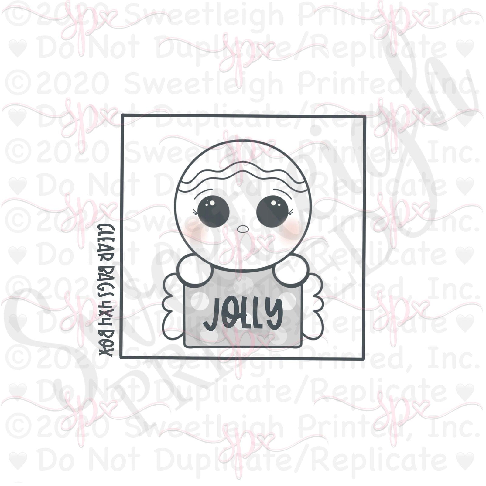 Candy Gingerbread 2020 Cookie Cutter - Sweetleigh 