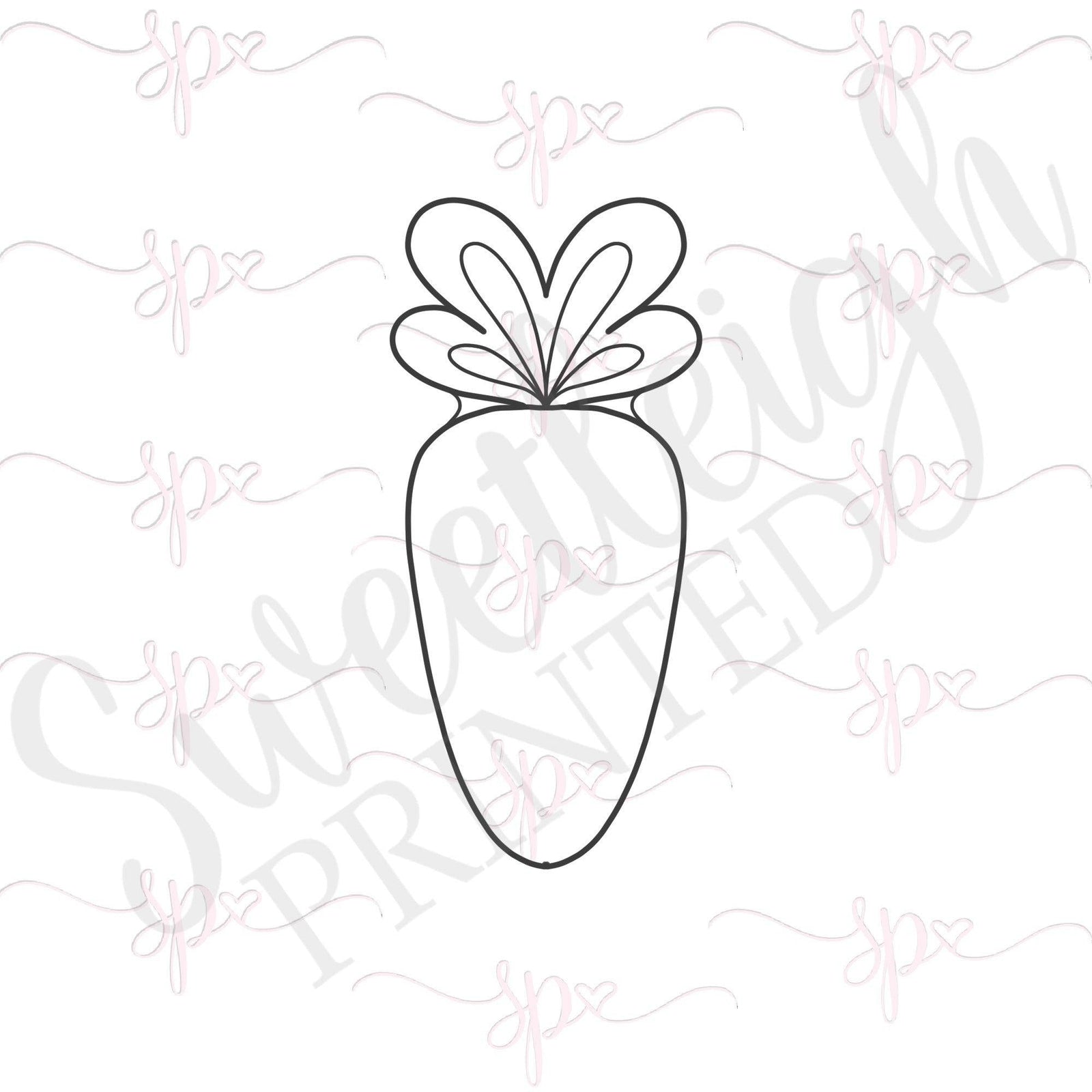 Carrot Cookie Cutter - Sweetleigh 