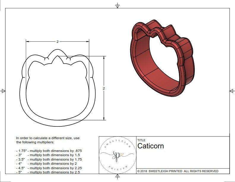 Caticorn Cookie Cutter - Sweetleigh 