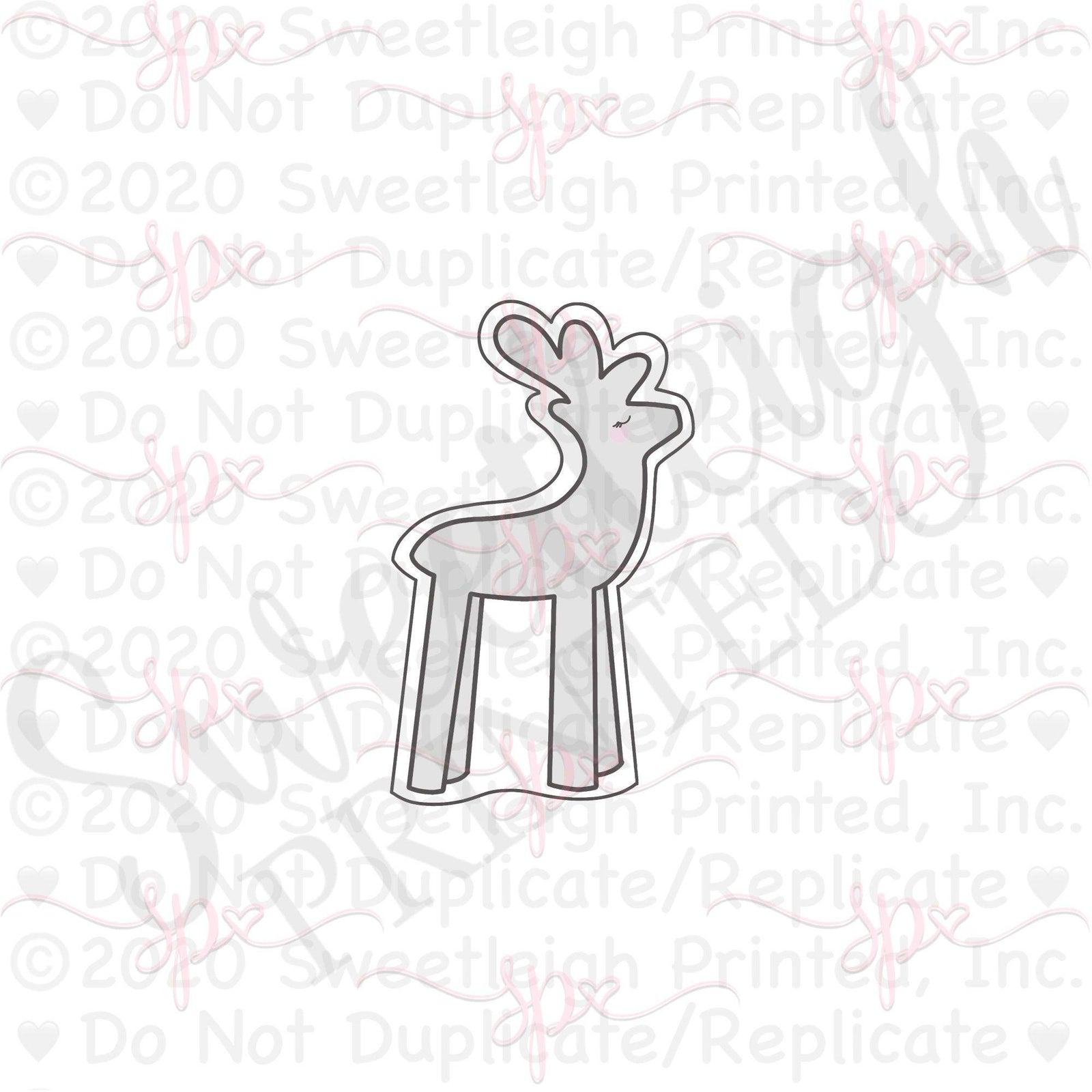 CB Deer Cookie Cutter - Sweetleigh 